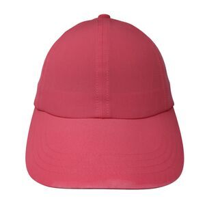 Apana Ponyback Strapback Hat Pink One Size Adjustable Breathable Mesh Blank